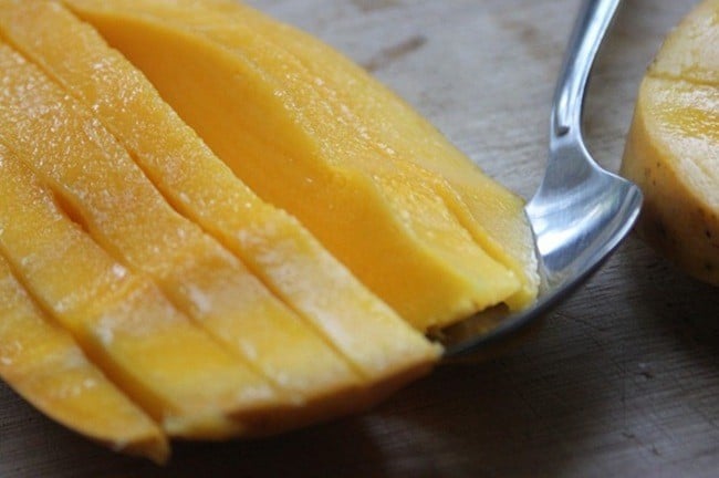 White Dots on Mango Slices?