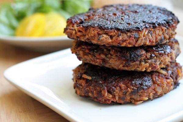 bbq black bean & brown rice burgers3