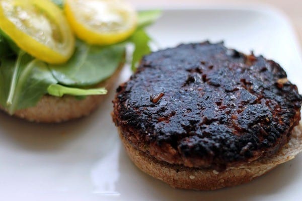 bbq black bean & brown rice burgers8