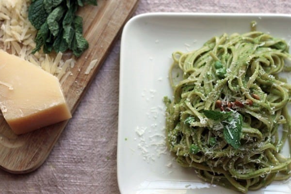 Mint pea pesto linguine07 1