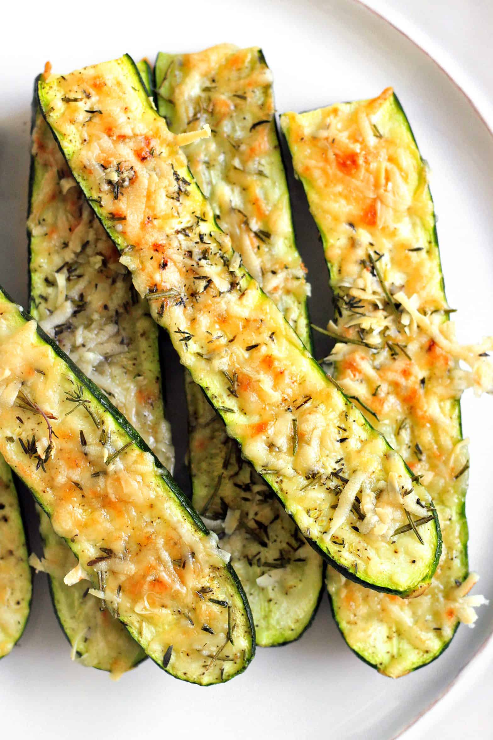 Crusty Parmesan-Herb Zucchini Bites | ATE