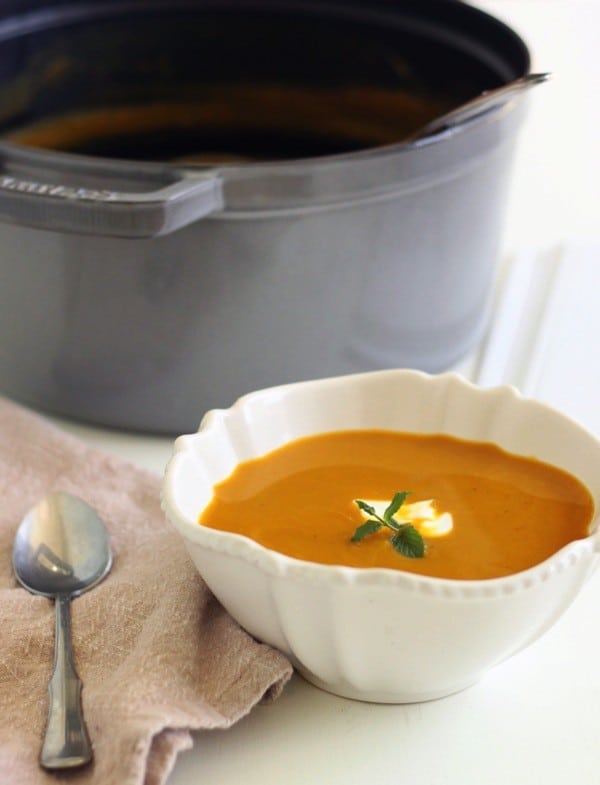 Curried butternut squash soup2