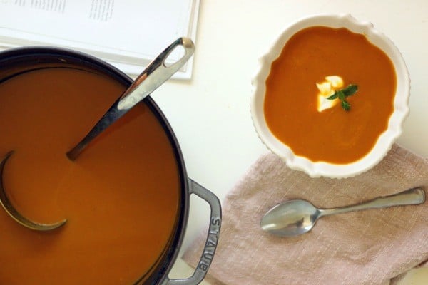 Curried butternut squash soup3
