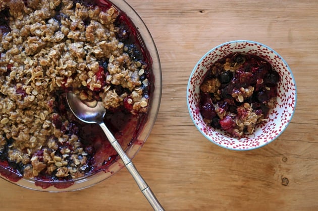 Simple Summer Berry Crumble 5