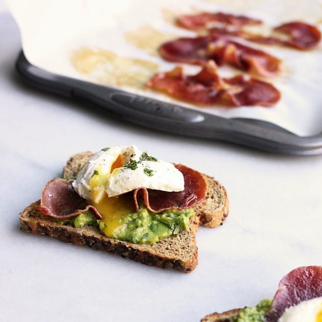 Poached Egg + Crispy Prosciutto Avocado Toast3