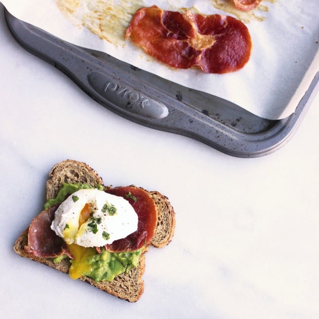 Poached Egg + Crispy Prosciutto Avocado Toast4