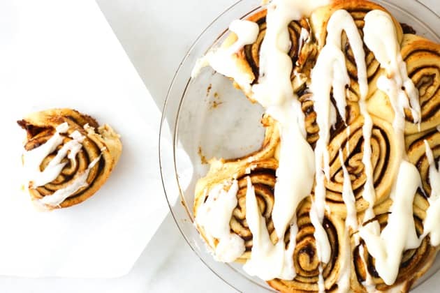 Pumpkin Spice Cinnamon Rolls 7