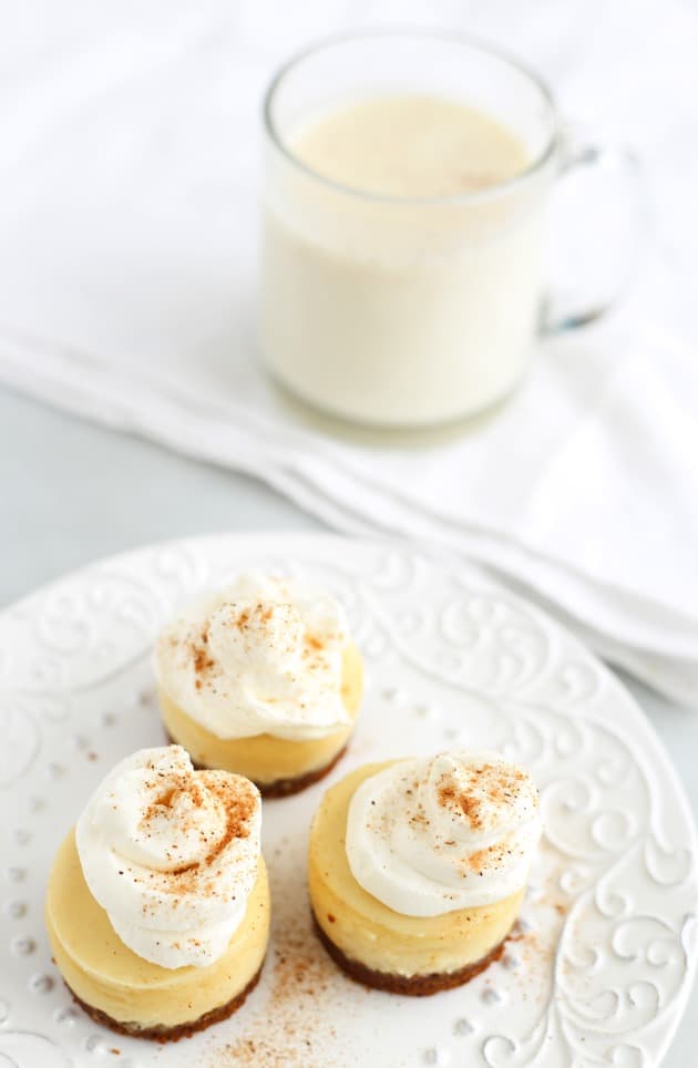 Mini Eggnog Cheesecake 5