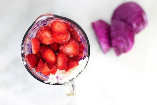 Strawberry Cabbage Smoothie 1 2