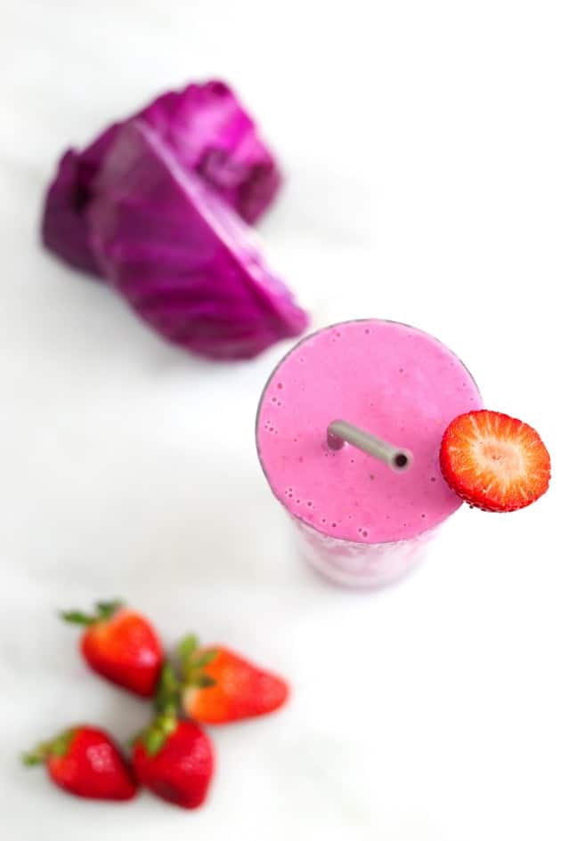 Strawberry Cabbage Smoothie 8