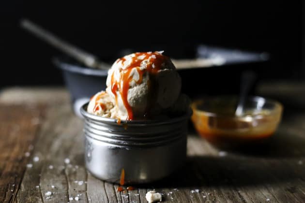 Vegan Salted Caramel Ice Cream 3