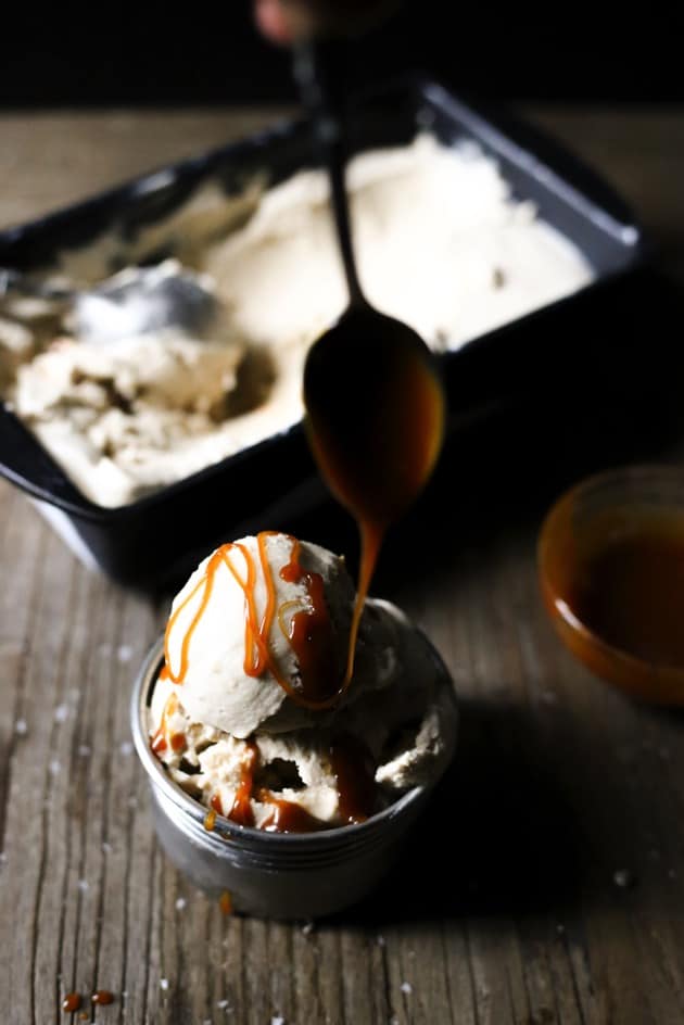 Vegan Salted Caramel Ice Cream 6