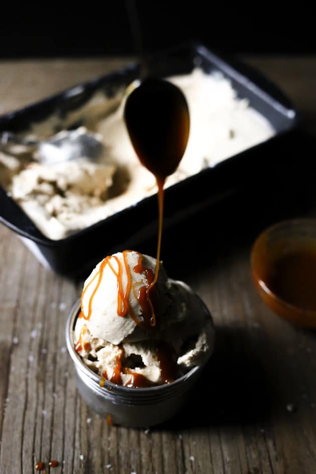 Vegan Salted Caramel Ice Cream 7