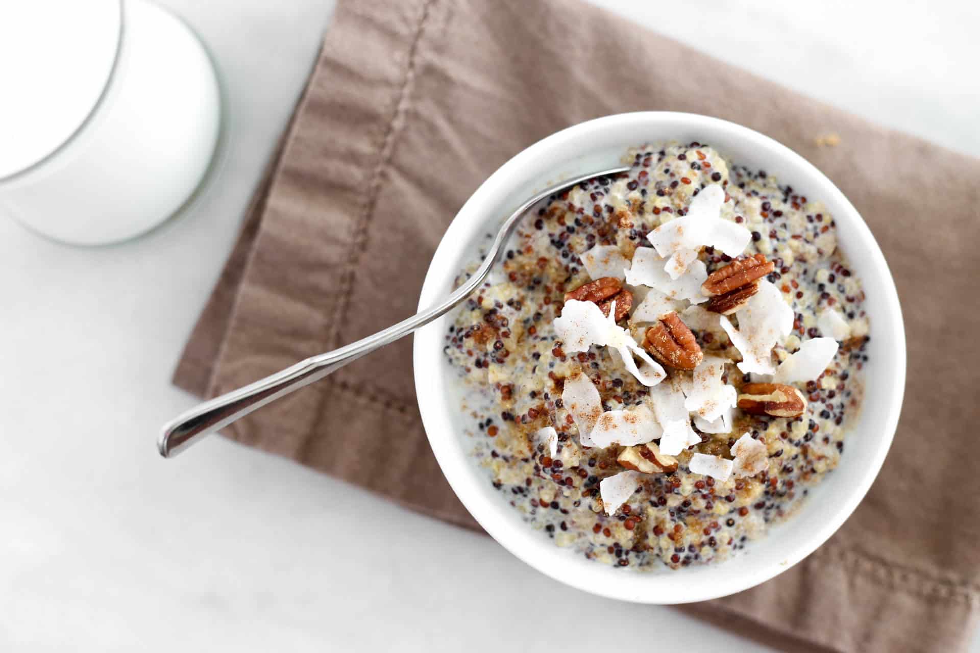 Spiced Chai Morning Quinoa | accordingtoelle.com